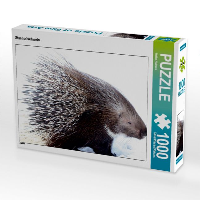 Produktbild: CALVENDO Puzzle Stachtelschwein | 1000 Teile Lege-Gr&ouml;&szlig;e 64x48cm Foto-Puzzle f&uuml;r gl&uuml;ckliche Stunden