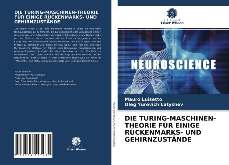 Produktbild: Die Turing-Maschinen-Theorie f&uuml;r Einige R&uuml;ckenmarks- und Gehirnzust&auml;nde