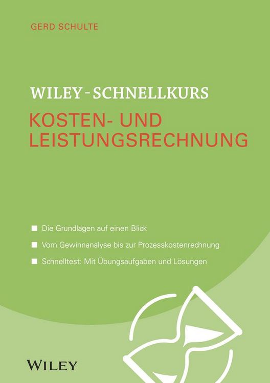 Produktbild: Wiley-Schnellkurs Kosten- und Leistungsrechnung