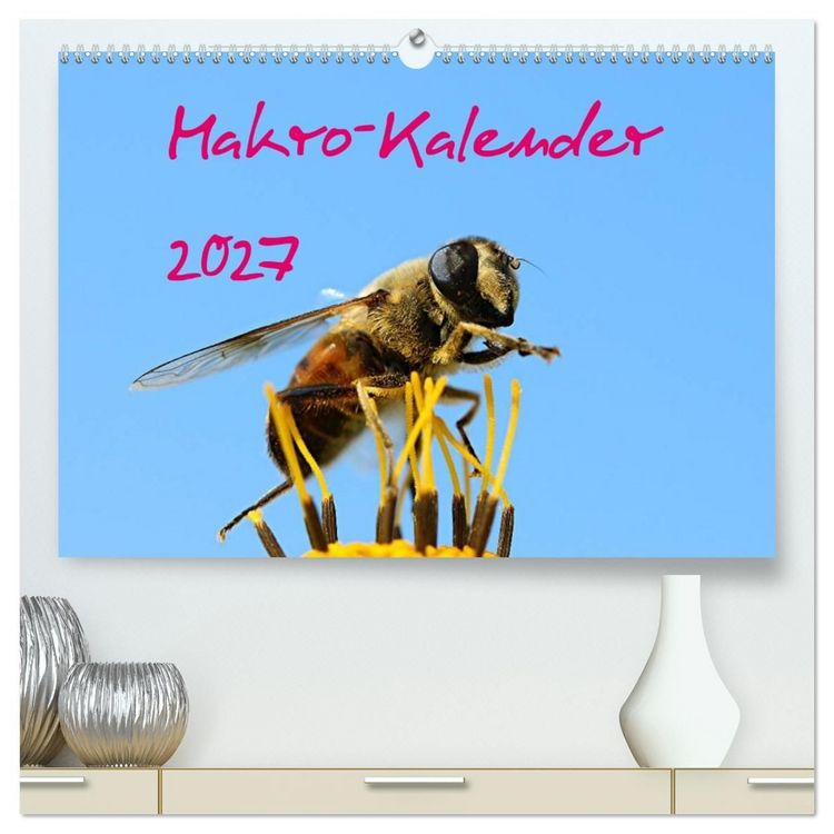 Produktbild: Makro-Kalender 2027 (hochwertiger Premium Wandkalender 2027 DIN A2 quer), Kunstdruck in Hochglanz