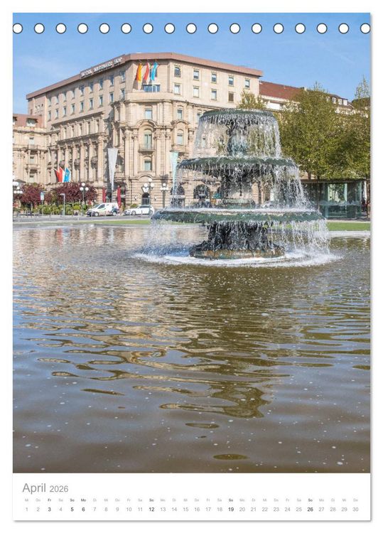 Produktbild: Mein Wiesbaden (Tischkalender 2026 DIN A5 hoch), CALVENDO Monatskalender