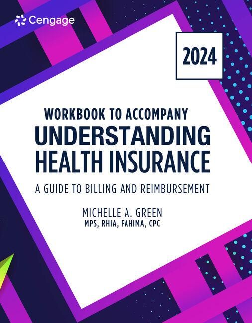Produktbild: Student Workbook for Understanding Health Insurance: A Guide to Billing and Reimbursement - 2024