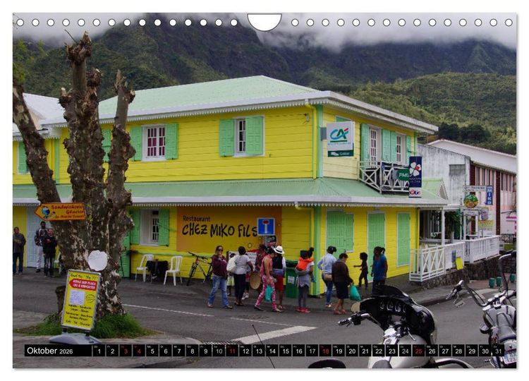 Produktbild: La R&eacute;union - Paradies im indischen Ozean (Wandkalender 2026 DIN A4 quer), CALVENDO Monatskalender
