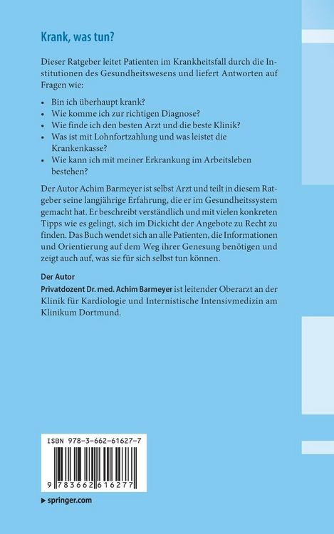 Produktbild: Krank, was tun?