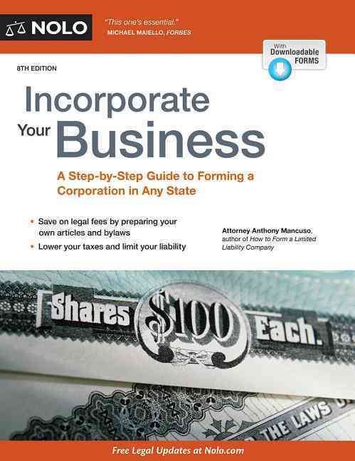 Produktbild: Incorporate Your Business 8/e