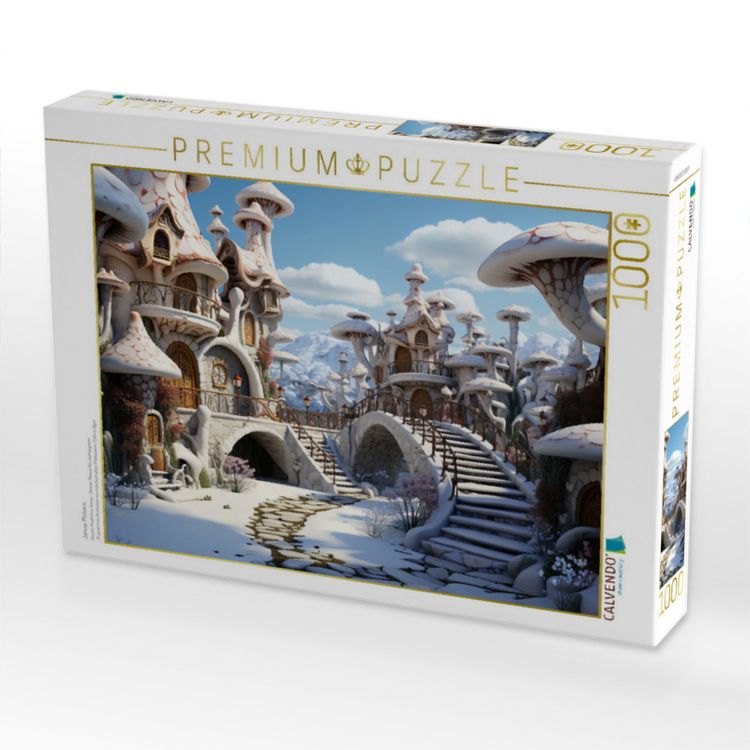 Produktbild: CALVENDO Puzzle Januar Pilzhaus | 1000 Teile Lege-Gr&ouml;&szlig;e 64x48cm Foto-Puzzle f&uuml;r gl&uuml;ckliche Stunden