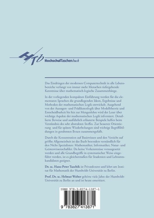 Produktbild: Mathematische Logik - kurzgefasst