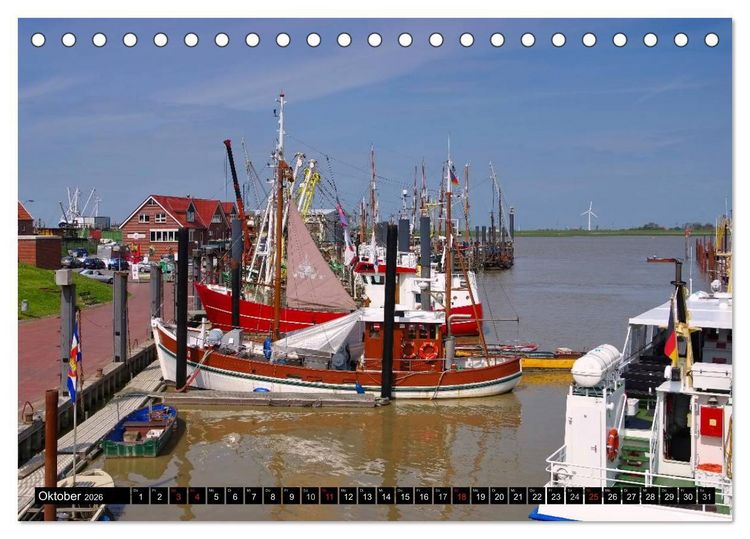 Produktbild: Papenburg und das Rheiderland (Tischkalender 2026 DIN A5 quer), CALVENDO Monatskalender