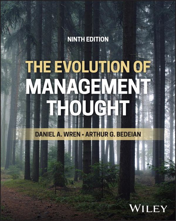 Produktbild: Bedeian, A: Evolution of Management Thought