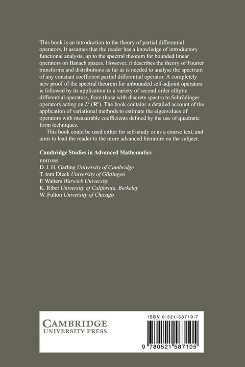 Produktbild: Spectral Theory and Differential Operators