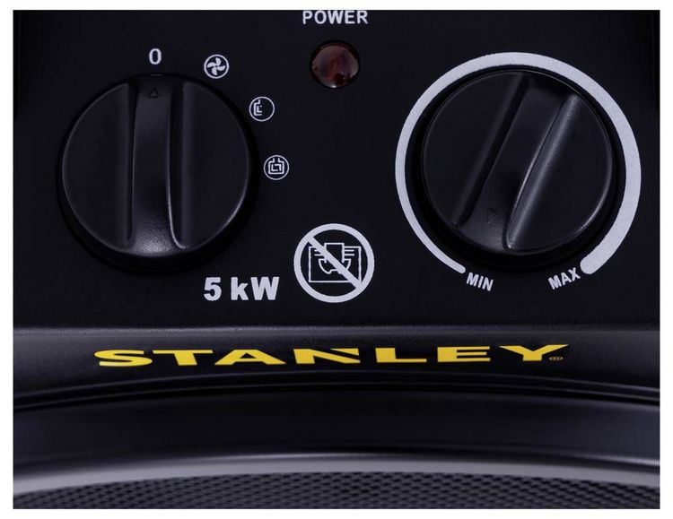 Produktbild: STANLEY SXJH005000E Heizger&auml;t 5000W 30m&sup2; Schwarz/Gelb