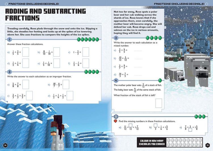 Produktbild: Minecraft Maths Ages 9-10