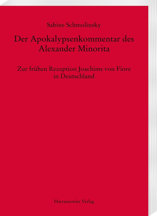 Produktbild: Der Apokalypsenkommentar des Alexander Minorita