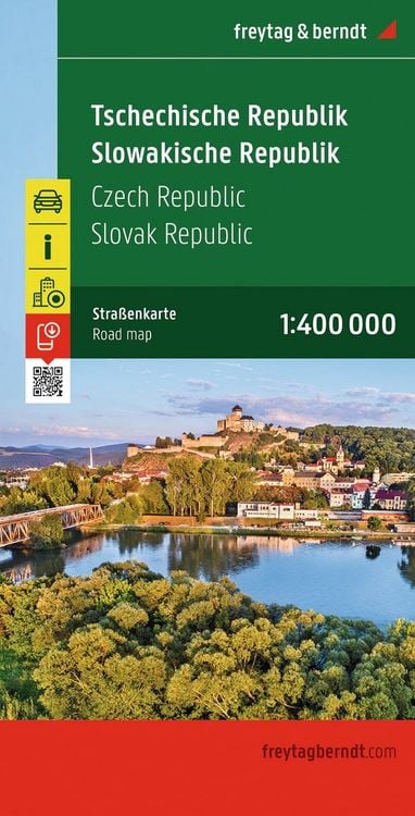 Produktbild: freytag & berndt Stra&szlig;enkarte Tschechische - Slowakische Republik 1:400.000