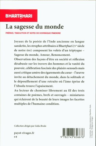 Produktbild: La sagesse du monde