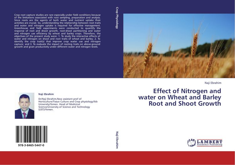 Produktbild: Effect of Nitrogen and water on Wheat and Barley Root and Shoot Growth