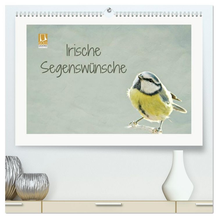 Produktbild: Irische Segensw&uuml;nsche (hochwertiger Premium Wandkalender 2026 DIN A2 quer), Kunstdruck in Hochglanz
