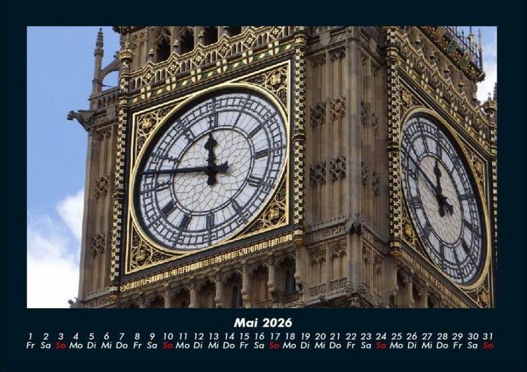 Produktbild: London 2026 Fotokalender DIN A4