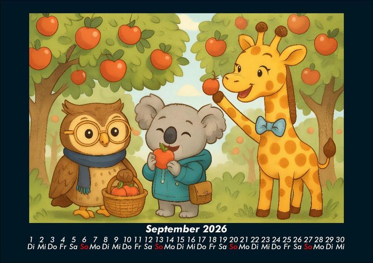 Produktbild: Ollie, Kiki & Nala - Fest der Freundschaft 2026 Fotokalender DIN A5