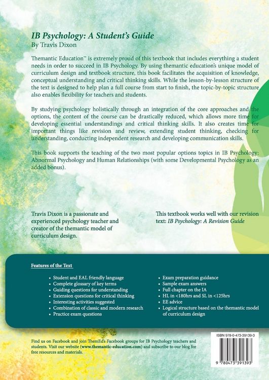 Produktbild: IB Psychology - A Student's Guide (1st Edition - 2017)