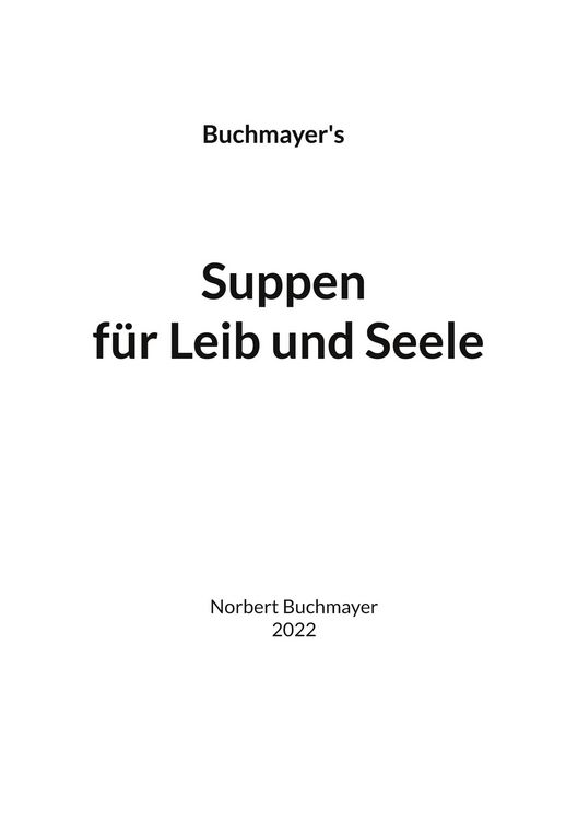Produktbild: Suppen f&uuml;r Leib und Seele