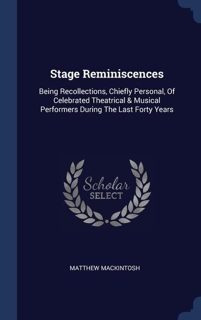 Produktbild: Stage Reminiscences
