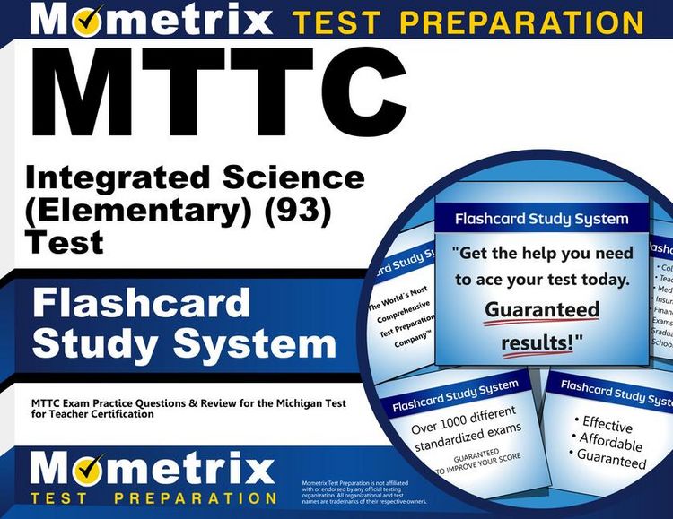 Produktbild: MTTC Integrated Science (Elementary) (93) Test Flashcard Study System