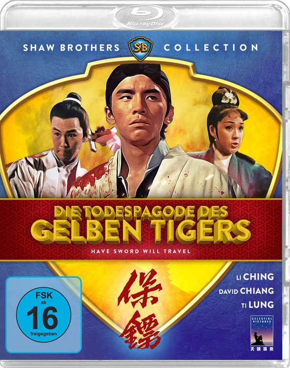 Produktbild: Todespagode des gelben Tigers - Have Sword Will Travel (Shaw Brothers Collection) (Blu-ray)