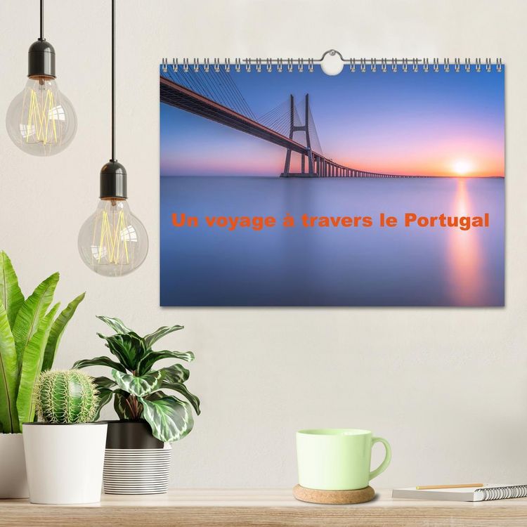 Produktbild: Un voyage &agrave; travers le Portugal (Calendrier mural 2026 DIN A4 vertical), CALVENDO calendrier mensuel