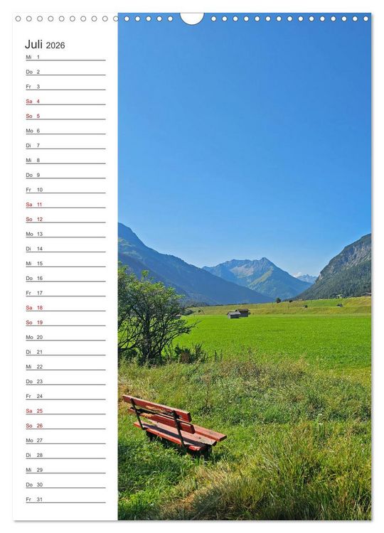 Produktbild: Auf dem Lechradweg - Zwischen Formarinsee und Landsberg am Lech (Wandkalender 2026 DIN A3 hoch), CALVENDO Monatskalender