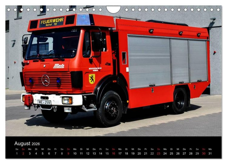 Produktbild: Einsatzfahrzeuge (Wandkalender 2026 DIN A4 quer), CALVENDO Monatskalender