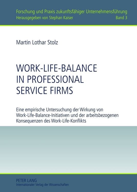 Produktbild: Work-Life-Balance in Professional Service Firms
