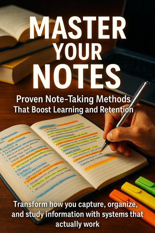 Produktbild: Master Your Notes: Proven Note-Taking Methods That Boost Learning and Retention