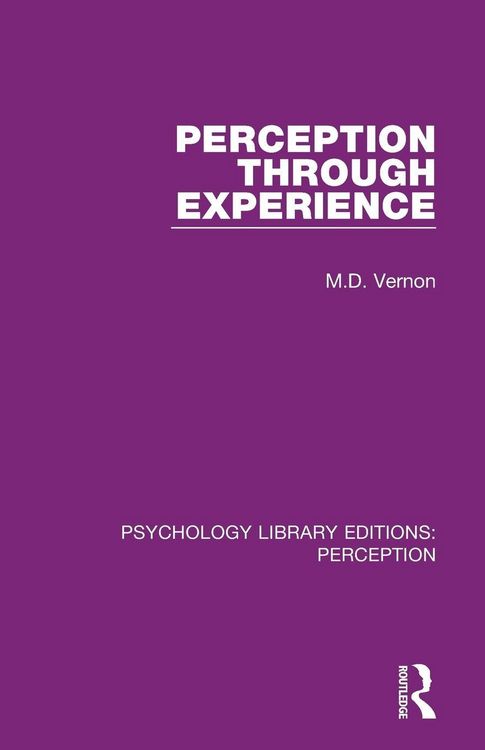 Produktbild: Perception Through Experience