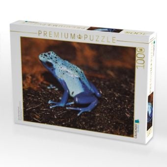 Produktbild: CALVENDO Puzzle Blauer Baumsteigerfrosch | 1000 Teile Lege-Gr&ouml;&szlig;e 64x48cm Foto-Puzzle f&uuml;r gl&uuml;ckliche Stunden