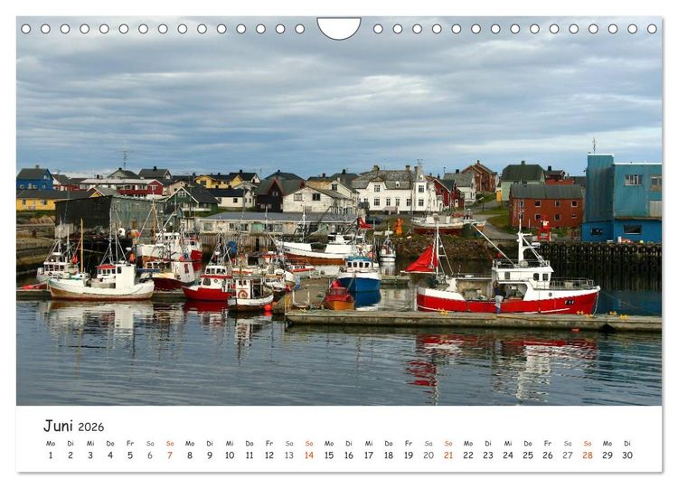 Produktbild: Nordnorwegen im Licht (Wandkalender 2026 DIN A4 quer), CALVENDO Monatskalender
