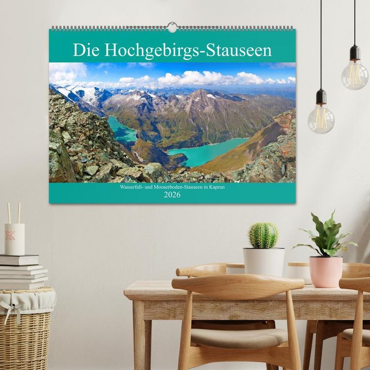 Produktbild: Die Hochgebirgs-Stauseen (Wandkalender 2026 DIN A2 quer), CALVENDO Monatskalender