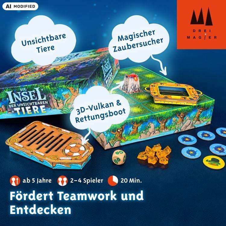Produktbild: Die Insel der unsichtbaren Tiere