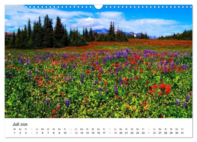 Produktbild: Kanadische Landschaften 2026 (Wandkalender 2026 DIN A3 quer), CALVENDO Monatskalender