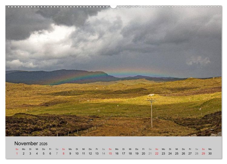 Produktbild: Harris und Lewis - Schottlands Inseln. Die &auml;u&szlig;eren Hebriden (Wandkalender 2026 DIN A2 quer), CALVENDO Monatskalender