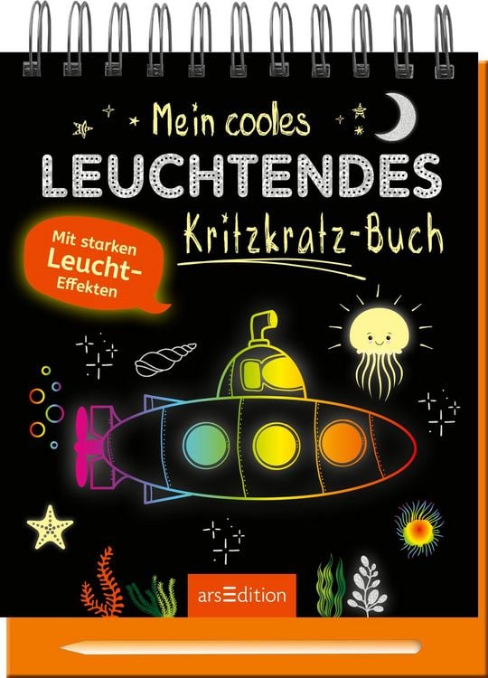 Produktbild: Mein cooles leuchtendes Kritzkratz-Buch