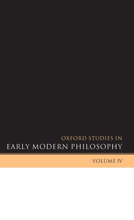 Produktbild: Oxford Studies in Early Modern Philosophy, Volume 4