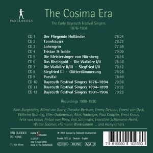 Produktbild: The Cosima Era - The Early Bayreuth Festival Singe