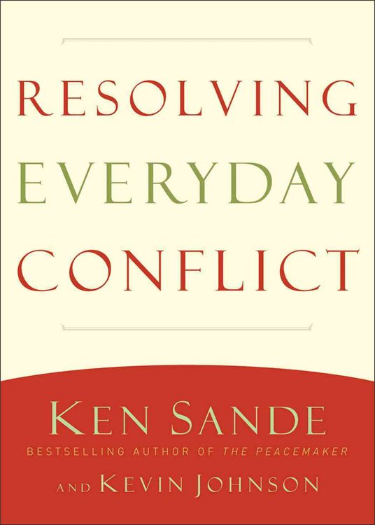 Produktbild: Sande, K: Resolving Everyday Conflict