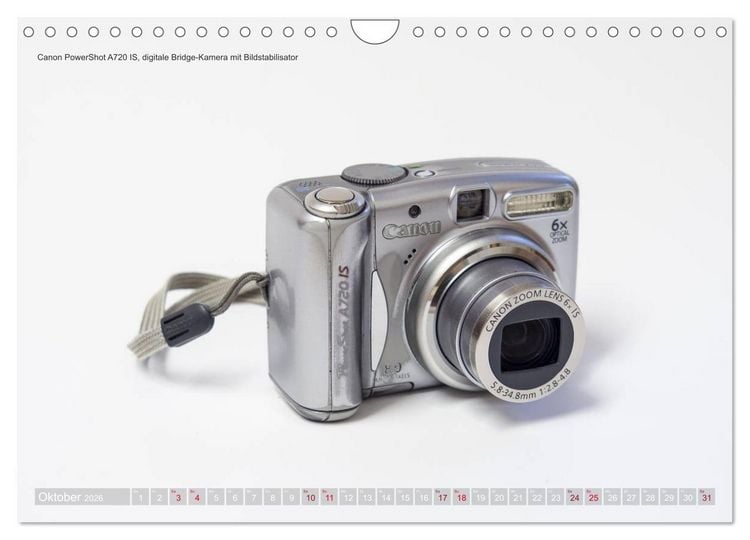 Produktbild: Alte und nicht ganz so alte Fotoapparate (Wandkalender 2026 DIN A4 quer), CALVENDO Monatskalender