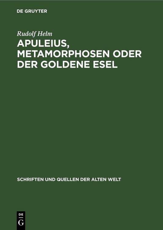 Produktbild: Apuleius, Metamorphosen oder der Goldene Esel
