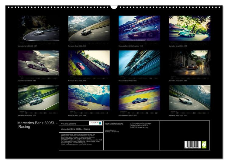 Produktbild: Mercedes Benz 300SL - Racing (Wandkalender 2026 DIN A2 quer), CALVENDO Monatskalender