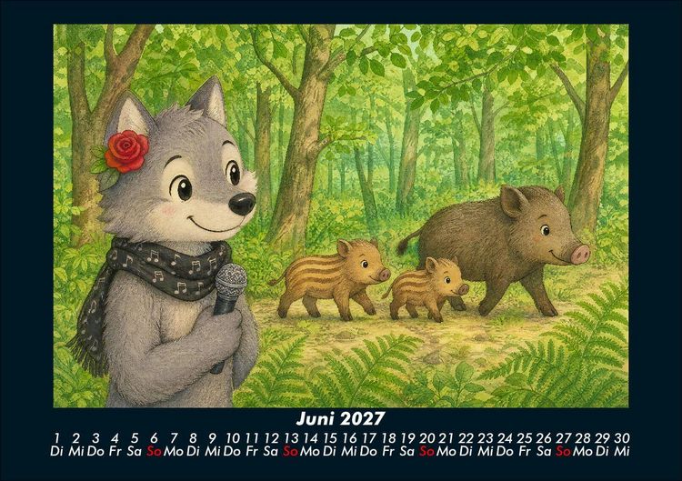 Produktbild: Rose entdeckt Tiere im Winter 2027 Fotokalender DIN A5