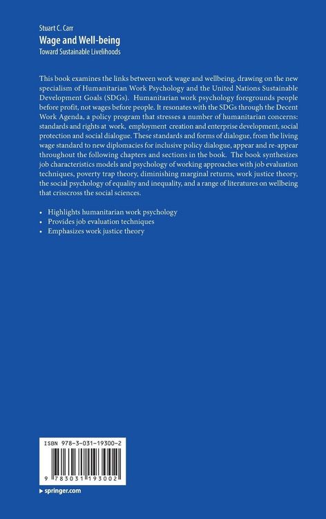 Produktbild: Wage and Well-being