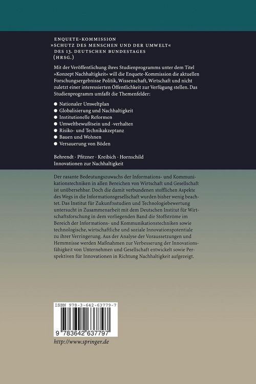 Produktbild: Innovationen zur Nachhaltigkeit
